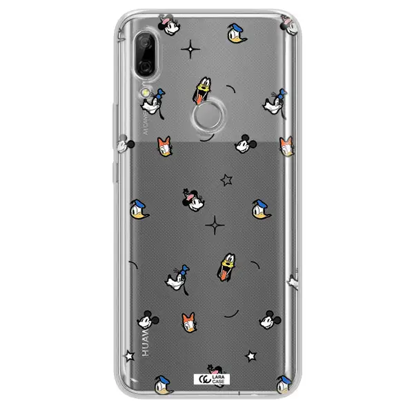 Disney Face Pattern Huawei P Smart Z Clear Tpu Case