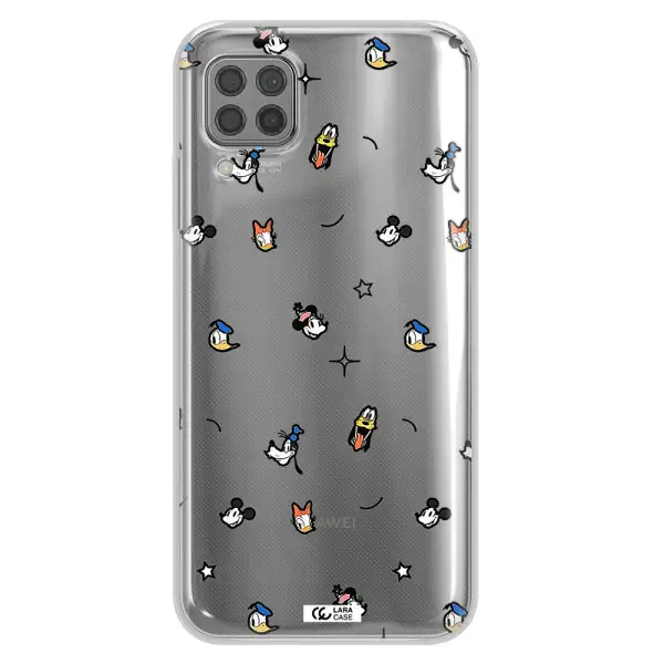 Disney Face Pattern Huawei P40 Lite Clear Tpu Case