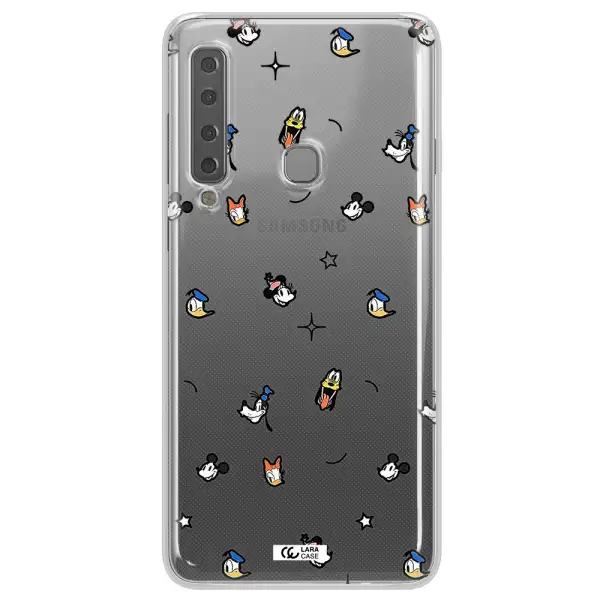 Disney Face Pattern Samsung A9 2018 Clear Tpu Case