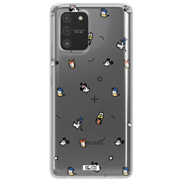 Disney Face Pattern Samsung S10 Lite Clear Tpu Case