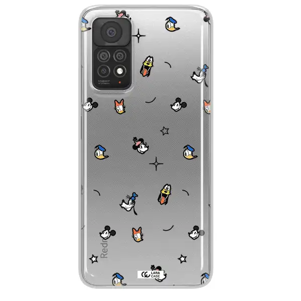 Disney Face Pattern Xiaomi Note 11 Pro Clear Tpu Case