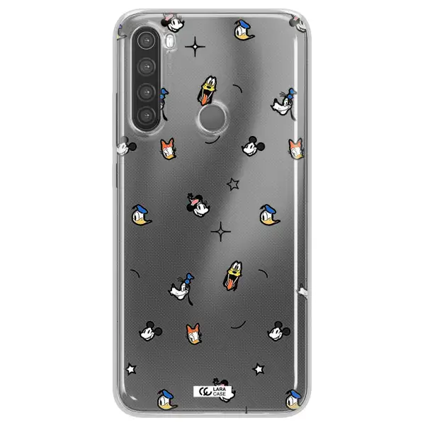 Disney Face Pattern Xiaomi Note 8 Clear Tpu Case
