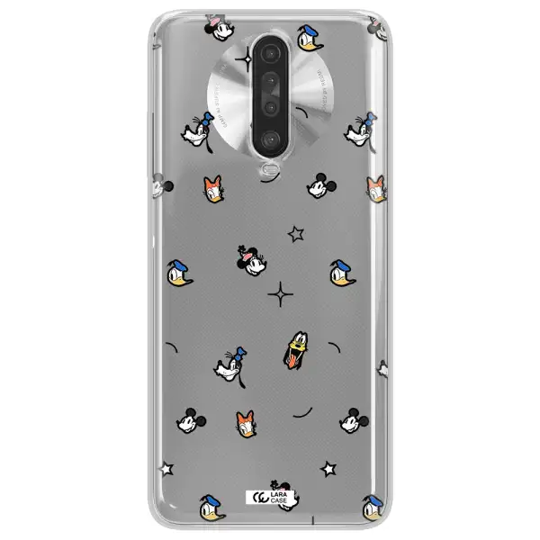 Disney Face Pattern Xiaomi Redmi K30 Clear Tpu Case