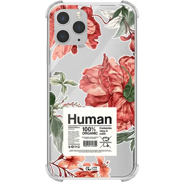 a cover of a book with flowers Apple iPhone 11 pro max Clear PC Case