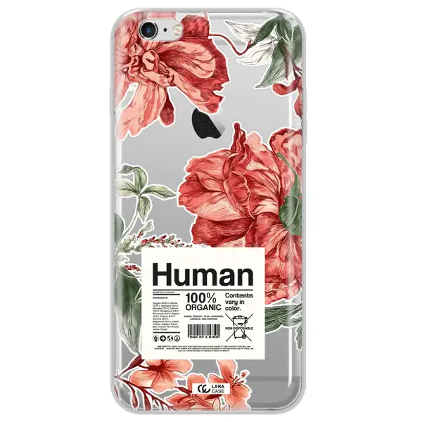 A Cover Of A Book With Flowers Apple Iphone 6 S Plus Clear Tpu Case