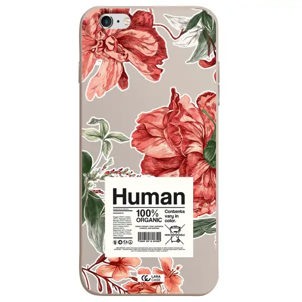 a cover of a book with flowers Apple iPhone 6 s plus Silicone Stone Case