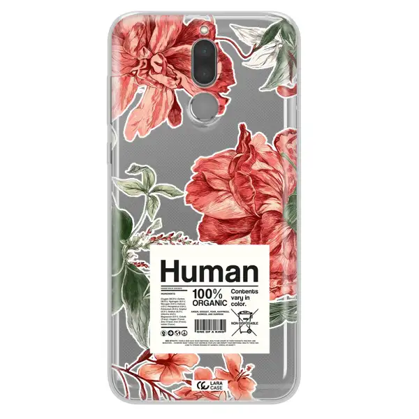 A Cover Of A Book With Flowers Huawei Mate 10 Lite Clear Tpu Case