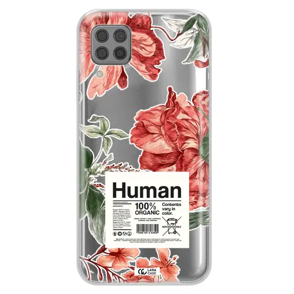 A Cover Of A Book With Flowers Huawei P40 Lite Clear Tpu Case