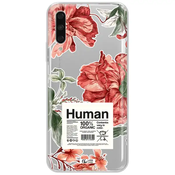 A Cover Of A Book With Flowers Huawei Y9S Clear Tpu Case