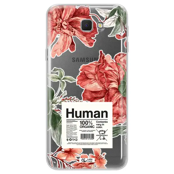 A Cover Of A Book With Flowers Samsung J5 Prime Clear Tpu Case