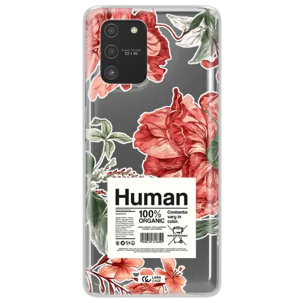 A Cover Of A Book With Flowers Samsung S10 Lite Clear Tpu Case