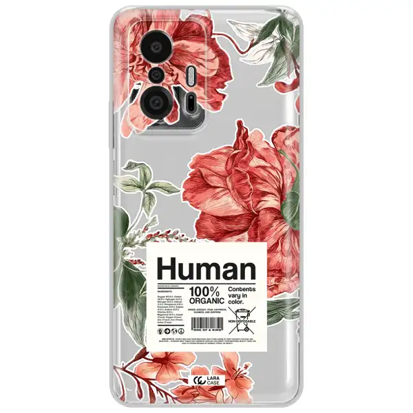 A Cover Of A Book With Flowers Xiaomi 11T Pro Clear Tpu Case