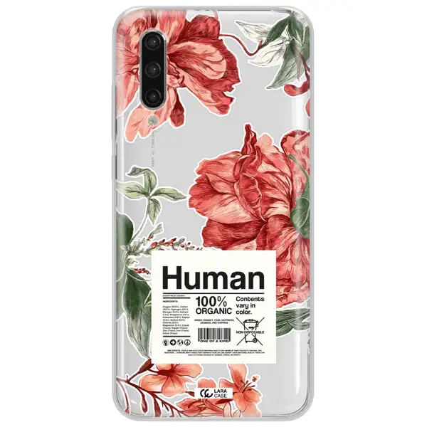 A Cover Of A Book With Flowers Xiaomi Mi 9 Lite Clear Tpu Case