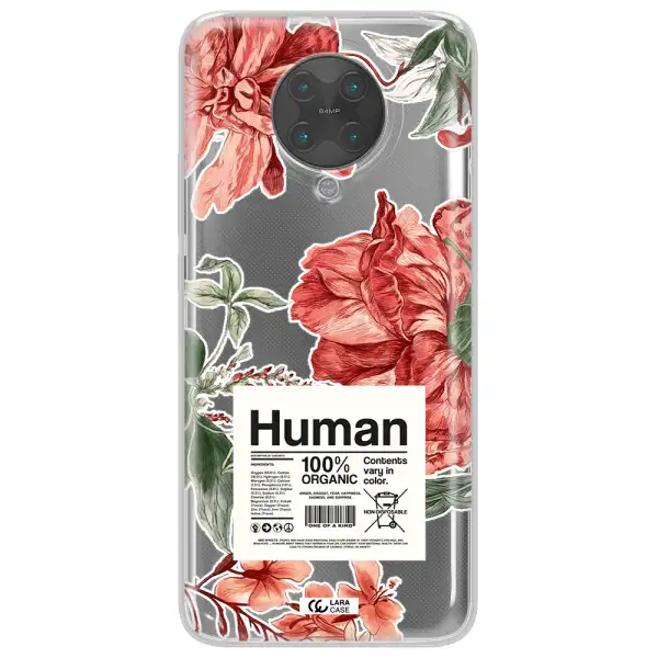 A Cover Of A Book With Flowers Xiaomi Poco F2 Pro Clear Tpu Case