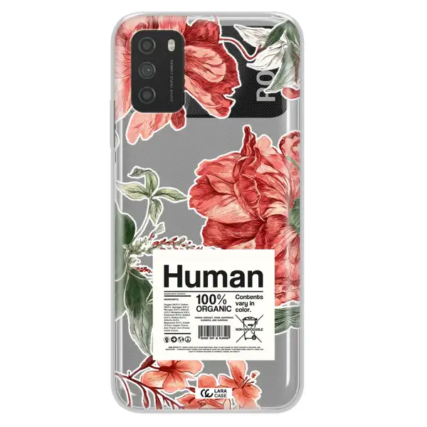 A Cover Of A Book With Flowers Xiaomi Poco M3 Clear Tpu Case