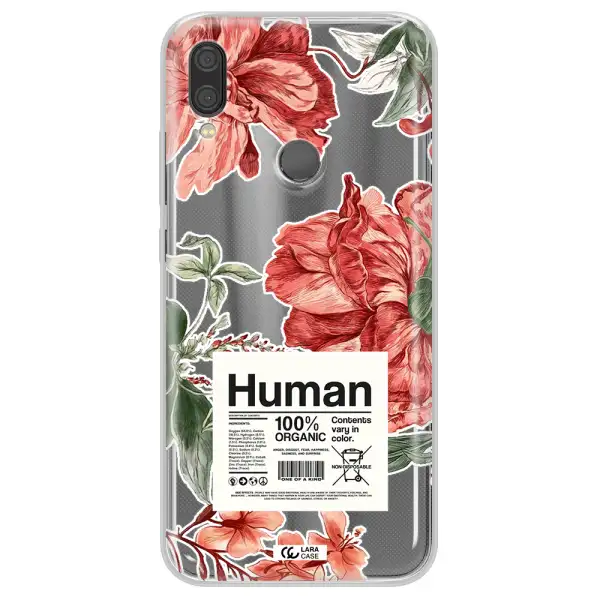 A Cover Of A Book With Flowers Xiaomi Redmi Note 7 Clear Tpu Case