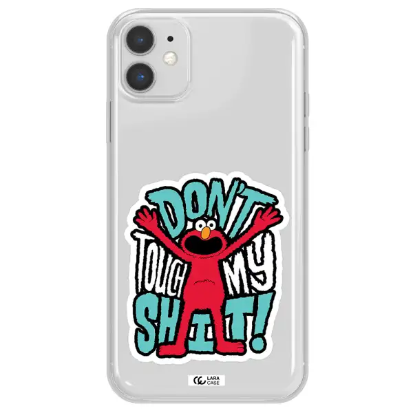 A Cartoon Character With Arms Up Apple Iphone 11 Clear Tpu Case