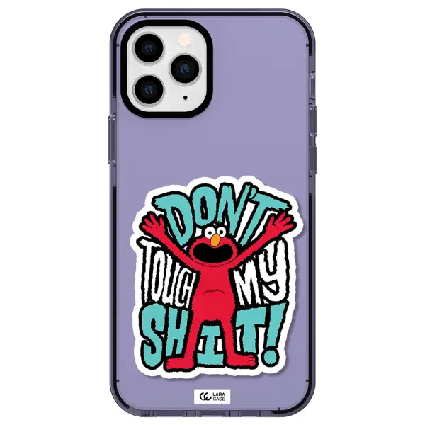 a cartoon character with arms up Apple iPhone 11 pro max impact Lilac Case