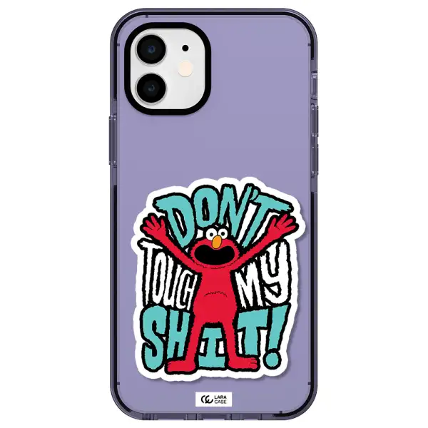 a cartoon character with arms up Apple iPhone 12 impact Lilac Case
