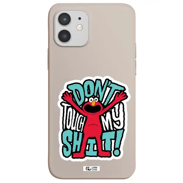 a cartoon character with arms up Apple iPhone 12 mini Silicone Stone Case