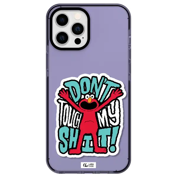 a cartoon character with arms up Apple iPhone 12 pro max impact Lilac Case