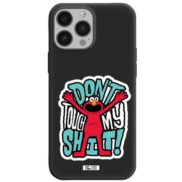 a cartoon character with arms up Apple iPhone 13 Pro Silicone black Case