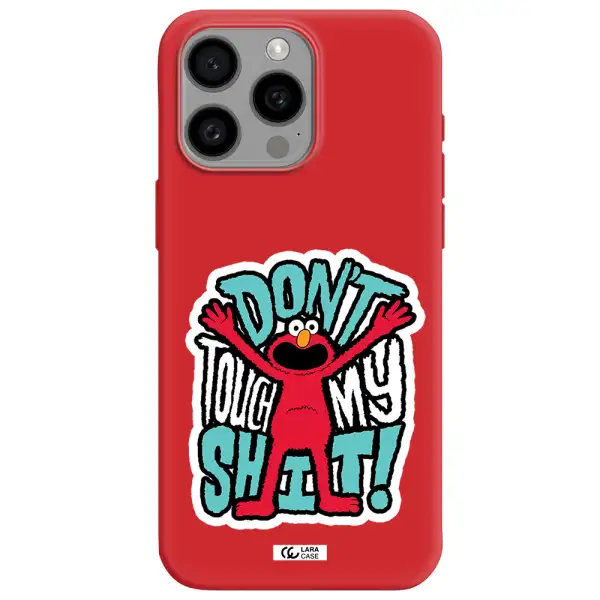 A Cartoon Character With Arms Up Apple Iphone 15 Pro Max Silicone Imperial Red Case