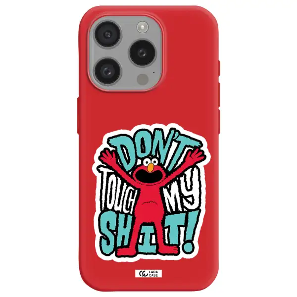 A Cartoon Character With Arms Up Apple Iphone 15 Pro Silicone Imperial Red Case