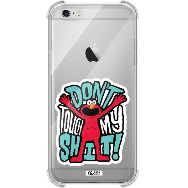 a cartoon character with arms up Apple iPhone 6 s plus Clear PC Case
