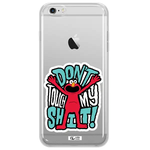 A Cartoon Character With Arms Up Apple Iphone 6S Clear Tpu Case