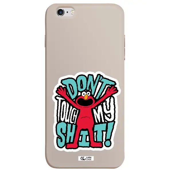 a cartoon character with arms up Apple iPhone 6S Silicone Stone Case
