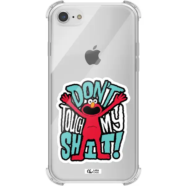 a cartoon character with arms up Apple iPhone 7 Clear PC Case