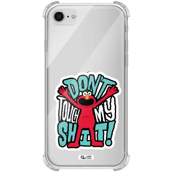 a cartoon character with arms up Apple iPhone se 2020 Clear PC Case