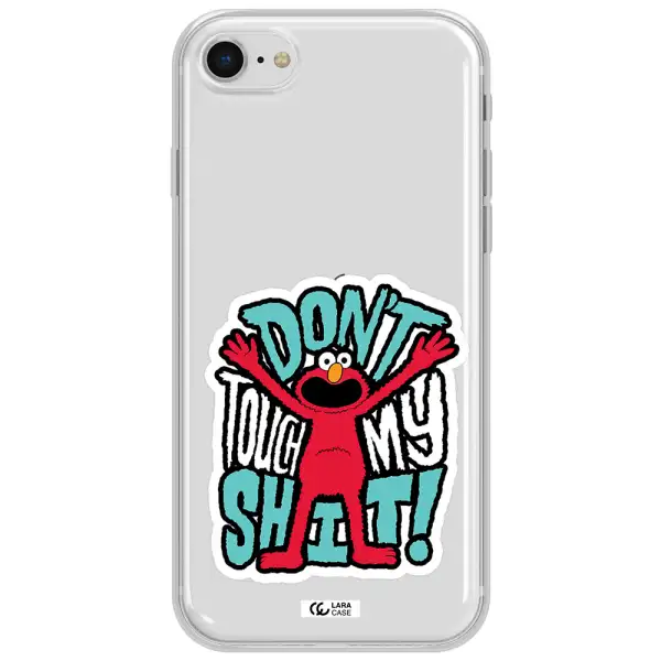 A Cartoon Character With Arms Up Apple Iphone Se 2020 Clear Tpu Case