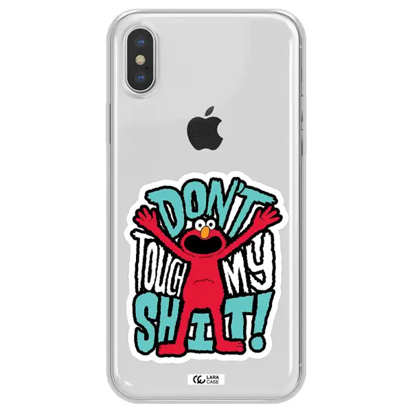 A Cartoon Character With Arms Up Apple Iphone Xs Clear Tpu Case