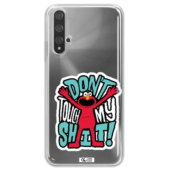 A Cartoon Character With Arms Up Huawei Nova 5T Clear Tpu Case