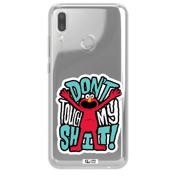 A Cartoon Character With Arms Up Huawei P Smart 2019 Clear Tpu Case