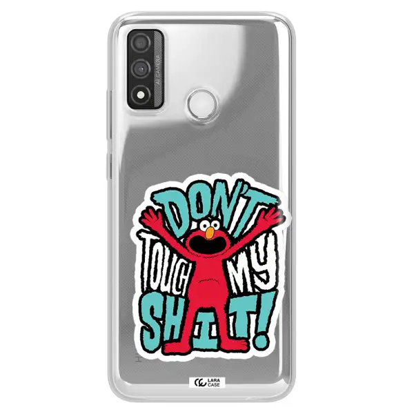 A Cartoon Character With Arms Up Huawei P Smart 2020 Clear Tpu Case