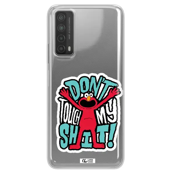 A Cartoon Character With Arms Up Huawei P Smart 2021 Clear Tpu Case
