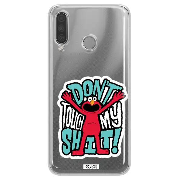 A Cartoon Character With Arms Up Huawei P30 Lite Clear Tpu Case