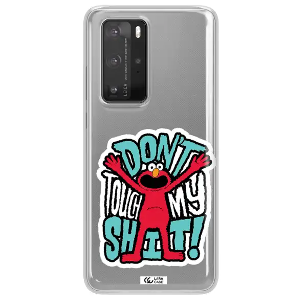 A Cartoon Character With Arms Up Huawei P40 Pro Clear Tpu Case