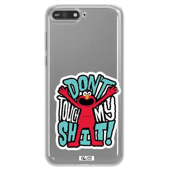 A Cartoon Character With Arms Up Huawei Y6 2018 Clear Tpu Case