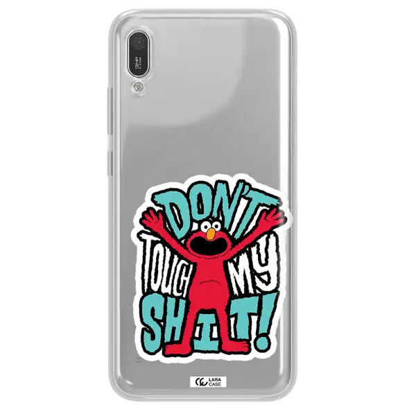 A Cartoon Character With Arms Up Huawei Y6 Pro 2019 Clear Tpu Case