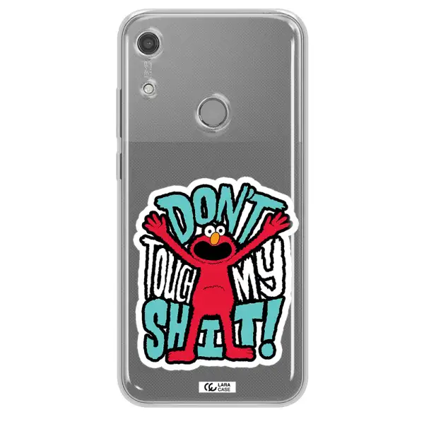 A Cartoon Character With Arms Up Huawei Y6S Clear Tpu Case