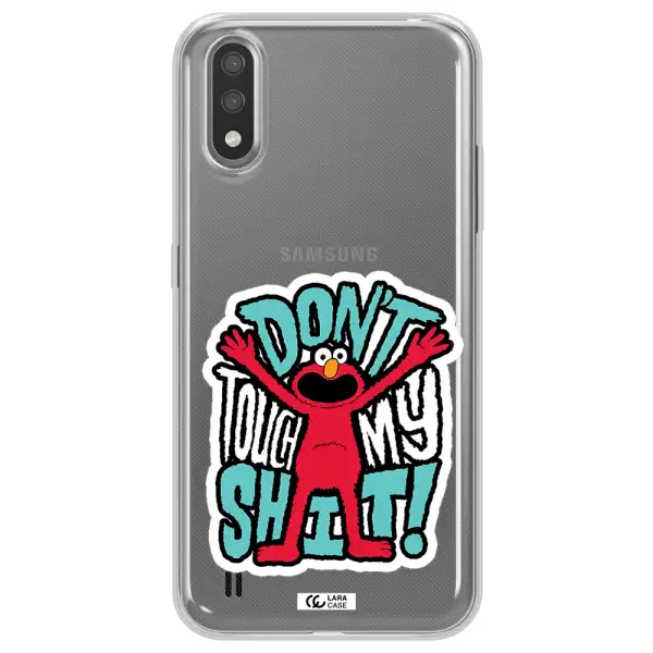 A Cartoon Character With Arms Up Samsung A01 Clear Tpu Case