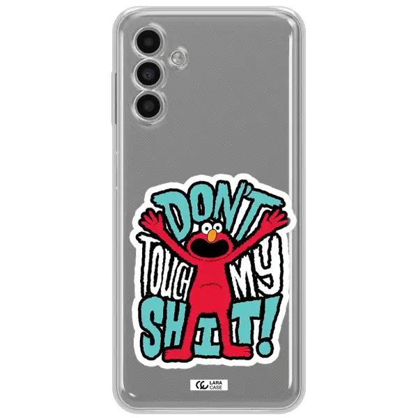 A Cartoon Character With Arms Up Samsung A13 5G Clear Tpu Case