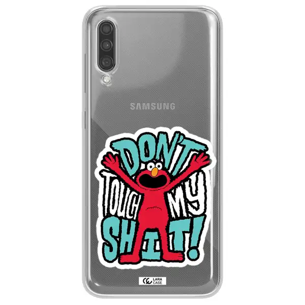 A Cartoon Character With Arms Up Samsung A30S Clear Tpu Case