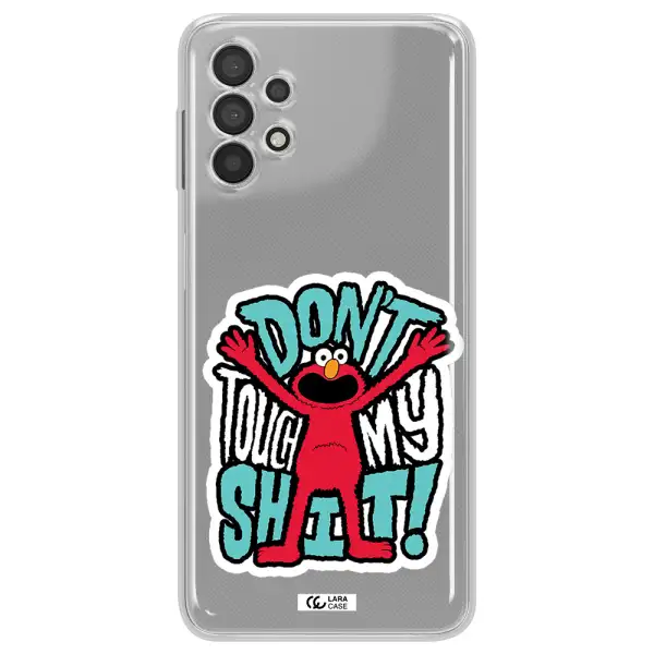 A Cartoon Character With Arms Up Samsung A32 Clear Tpu Case