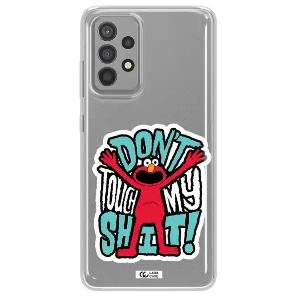 A Cartoon Character With Arms Up Samsung A52 Clear Tpu Case
