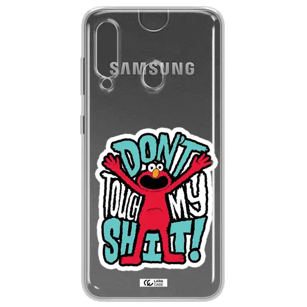 A Cartoon Character With Arms Up Samsung A60 Clear Tpu Case